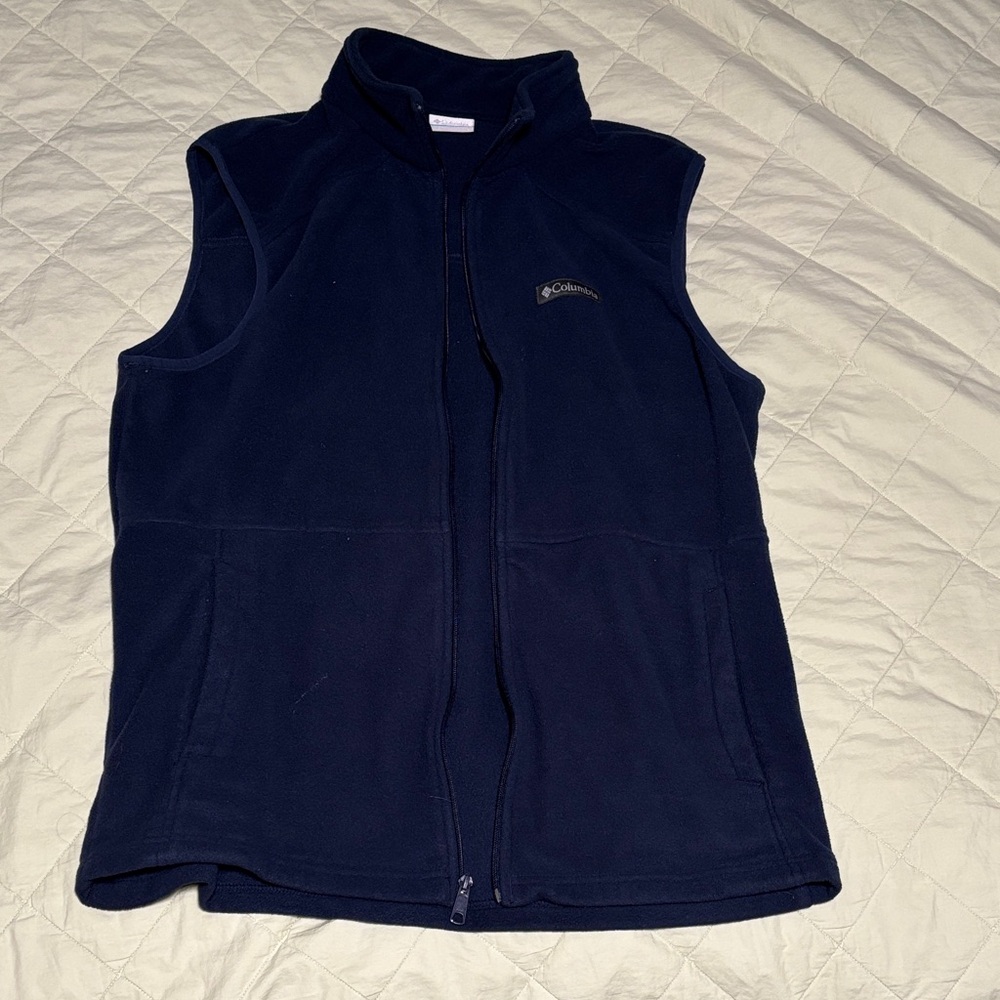 Columbia Men's Navy Fleece Vest
